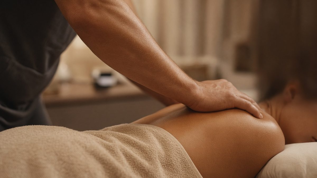 Deep tissue massage at Senali massage spa in Business Bay