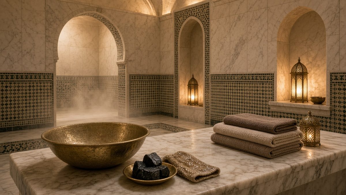 Moroccan bath hammam at Senali Spa, Business Bay